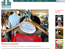 Tablet Screenshot of hampdenmerchants.com